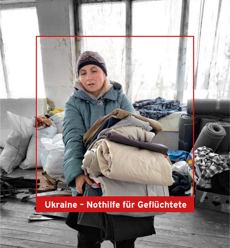 Nothilfe von Hand of Hope für Geflüchtete in der Ukraine